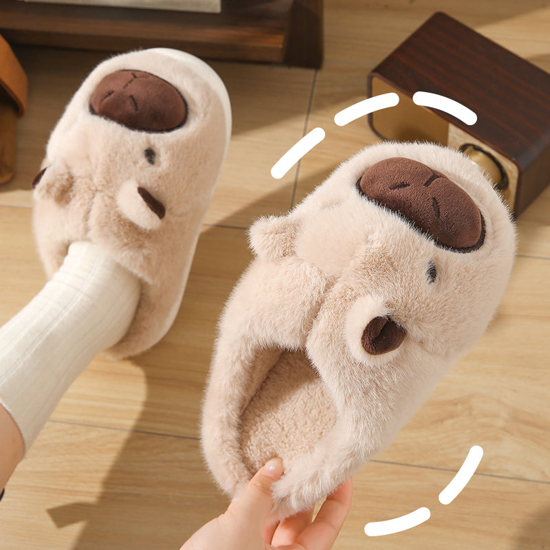Capybara Cotton Slippers