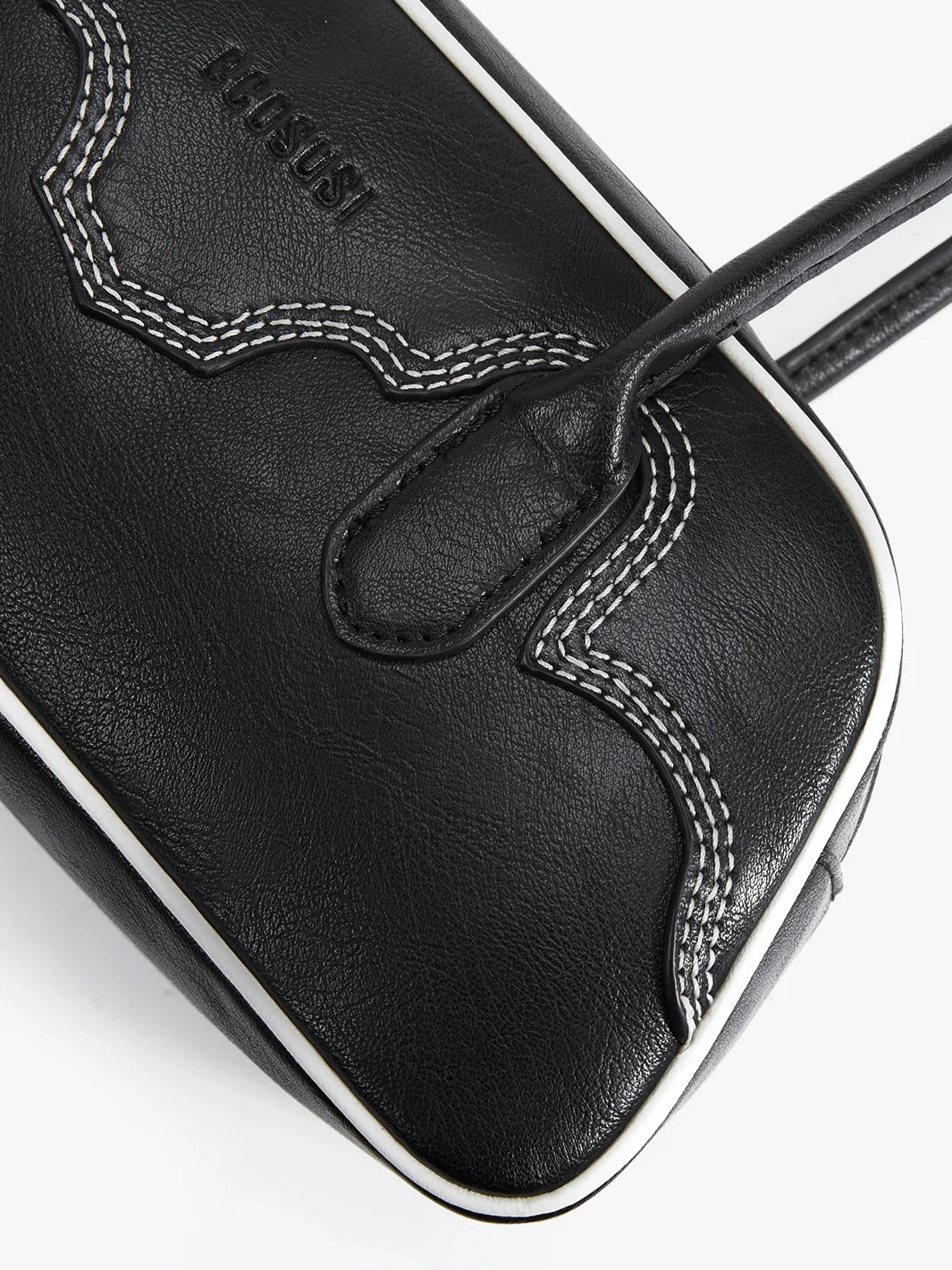 Evelyn Vegan Leather Baguette Bag