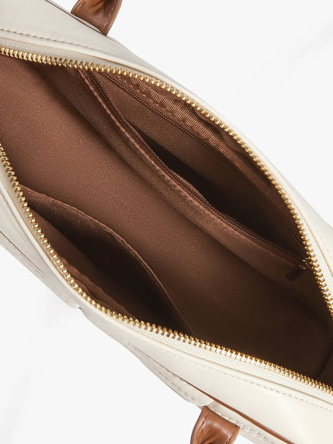 Elise Quilted Vegan Leather Baguette Bag