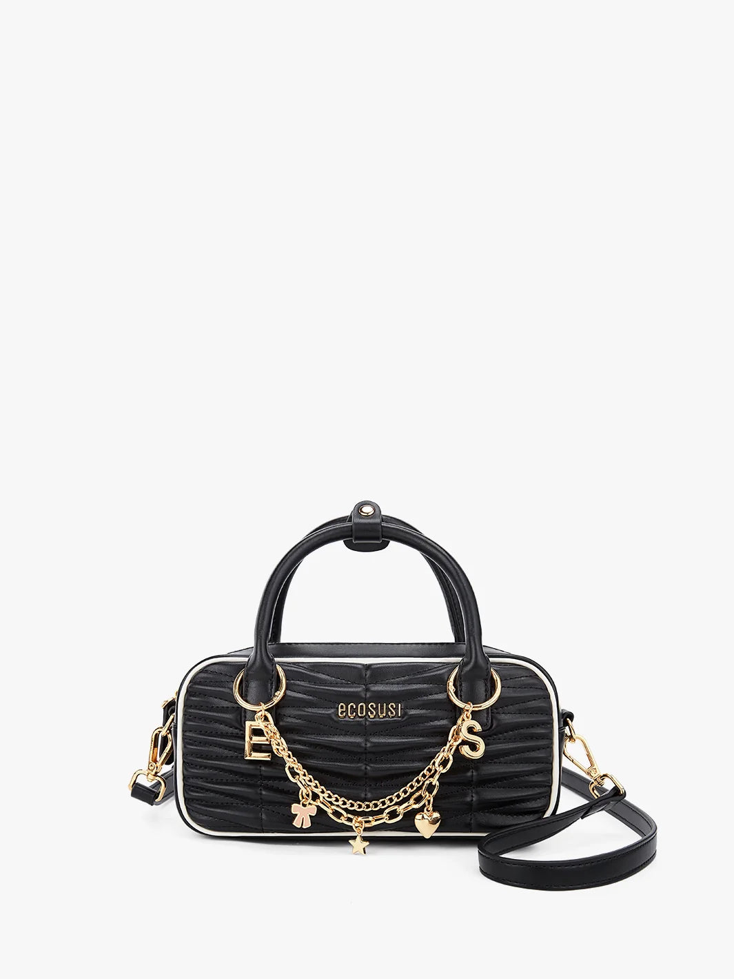 Claire Quilted Vegan Leather Pillow Bag