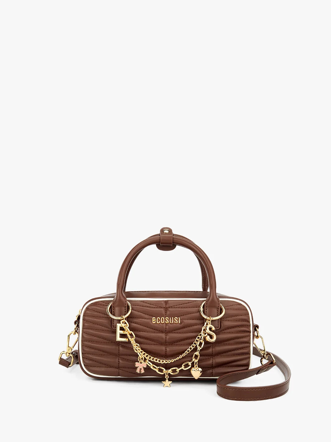 Claire Quilted Vegan Leather Pillow Bag